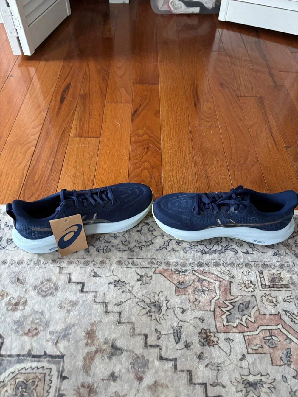 ASICS Navy Athletic Running Shoes with Gold Accents GT 2000 13 - Picture 5 of 8